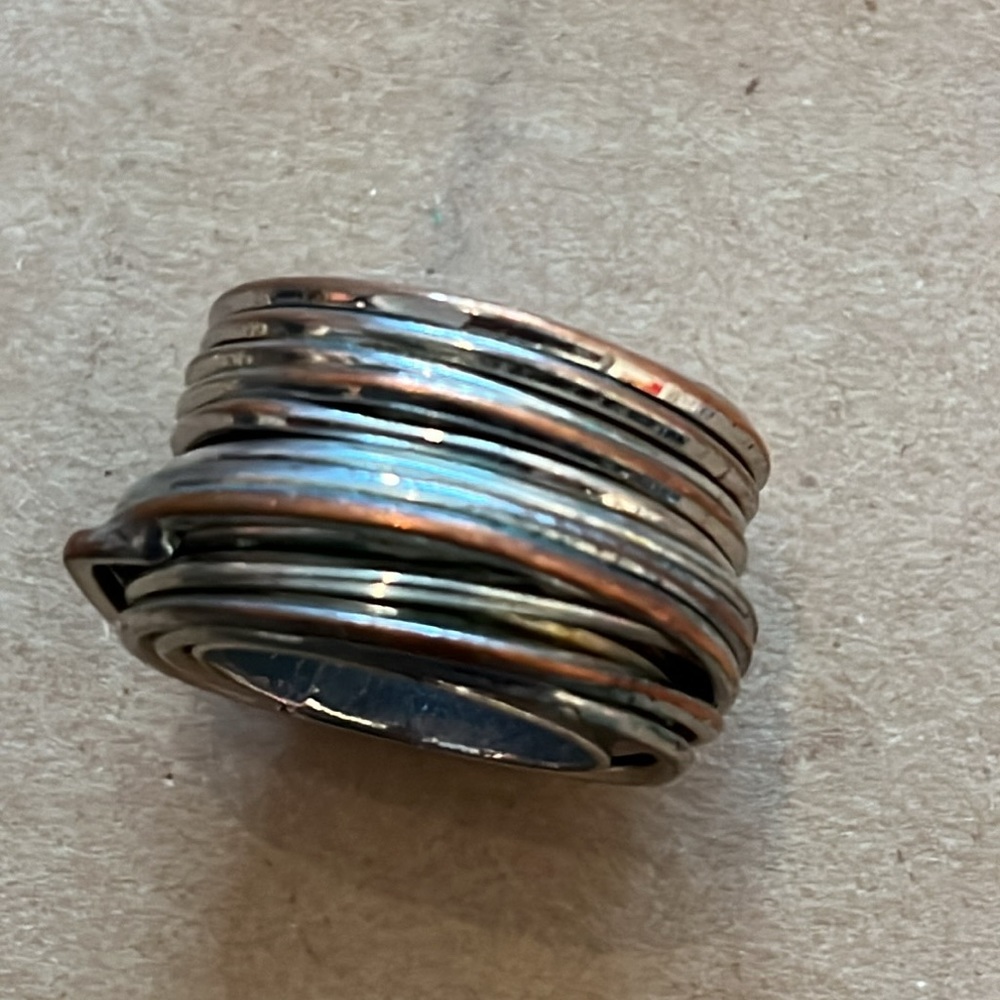 Crafted Solid Ring, Jewelry Designer Unknown, App… - image 5